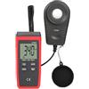NGTFDCP luxmetro digitale, Misuratore Di Luce UT383S 200.000 LUX Luxmetro Digitale Luminanza Lux Fc Test Max Min Illuminometri Fotometro per Case Agricoltura Magazzini