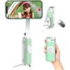 Powervision S1 treppiede smartphone cardanico Treppiede AI Tracking Selfie Caricabatterie Powerbank Supporto per telefono Accessorio da viaggio vlog Kit (Combo Set, Verde)