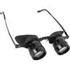 Bewinner Binocolo a Mani Libere, Binocolo con Ingrandimento 10X, Occhiali Pieghevoli Multiuso per Pesca Birdwatching, Sport, Concerti, Teatro, Opera