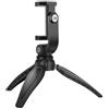 Sxmrmnx Treppiede Pieghevole Rotazione 360 ° Selfie Stick Monopiedi Video Stand Universale per Smartphone