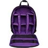 Generico Compatibile con Canon Nikon Sony Zaino for fotocamera esterna impermeabile DSLR digitale Borsa for fotocamera a tracolla Custodia for foto(PURPLE)