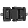 Uqezagpa 180 360 gradi girevole Tilt Monitor Holder Mount Quick Release Cold Shoe 1/4 vite per fotocamera DSLR staffa luce girevole Tilt Mount