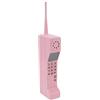 Generic Ornamento per telefono cellulare in mattoni retrò, stile anni '80 e '90, stile vintage, decorazione per feste di Halloween, regalo per fotografie, decorazione per la casa e il soggiorno (rosa)