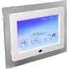Shanrya Cornice Digitale, Cornice per Foto Intelligente Schermo 800x480 Buona compatibilità Velocità Regolabile 100‑240 V per Uso Domestico (Spina europea)