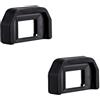 JJKSKV Mirino Oculare In Silicone Morbido EF Da 2 Pezzi, Compatibile Con Canon EOS, 800D 750D 700D 3000D 1500D 1300D 1100D 1000D 77D 250D 200DII Parti Della Fotocamera
