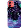 MUTOUREN Cover per iPhone 12 Pro Max Custodia in Silicone TPU Trasparenti Ultra Sottile Antigraffio Antiurto Protettivo Case con Pellicola Proteggi Schermo, Cielo Stellato e Leone