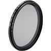 Andoer 72 mm ND Fader Densità Neutra Regolabile ND2 a ND400 Filtro Variabile per Canon Nikon DSLR Camera