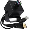 IFWATER Telecamera USB HDMI 60fps Fotocamera ad alta velocità 4K HDMI USB3.0 Uscita simultanea Fotocamera PC Fotocamera 2X Zoom digitale con 120 gradi senza distorsione Fornitura di lenti per servizi