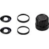 FACAIIO Set di 2 lenti per fotocamera Insta360 X5 con vetro ottico e anelli in lega di alluminio per un uso affidabile (nero)
