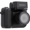 CCYLEZ Videocamera 1080P, Fotocamera Tascabile 2MP Torcia Integrata, Fotocamera DV Fotocamera Digitale HD Obiettivo Portatile con Angolo di 160° con Base Ricaricabile per Vlogging,
