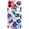 MUTOUREN Cover per iPhone 12/iPhone 12 Pro Custodia in Silicone TPU Trasparenti Ultra Sottile Antigraffio Antiurto Protettivo Case con Pellicola Proteggi Schermo, Cielo Stellato e Crisantemo