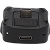 NutriEss Dock di ricarica della telecamera sportiva Base di ricarica di tipo C con foro a vite 1/4 per OSMO Pocket 3 Caricatore desktop in lega di alluminio per viaggi in live streaming