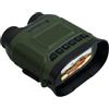 FACAIIO Binocolo digitale per visione notturna con illuminatore per attività all'aperto, risoluzione foto 40 m e display da 3 pollici (verde)