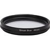 Akozon Filtro per Effetti Speciali Blue Streak, Junestar Dot a 37 Mm 40,5 Mm 43 Mm Linea di Filtri Accessori per Fotocamere Impermeabili 49 Mm 46 Mm Obiettivo Anamorfico per la Maggior