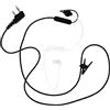 PartyKindom 3 Pezzi Auricolari Acustici a Tubo Antirumore Auricolari a Condotto Auricolare Mono Auricolare Auricolare Morbido