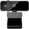 TIEOAXFT Webcam 4K Auto 2K for computer portatile con microfono USB e riproduzione 1080P for PC for streaming/videochiamate(2K webcam)