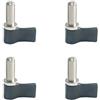XAGMODSHN 4 Pz/set Regolabile Alluminio L A Forma di Vite Maniglia per Fotocamera Treppiedi Outdoor Gear