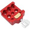CHICIRIS Telescopio Clip sella Morsetto a coda di rondine Fissaggio telescopico in lega di alluminio con viti in ottone M6 M8 foro per telecamere telescopiche testa equatoriale
