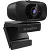 MOERTEK Webcam 4K UHD con microfono, 10 MP, copertura per privacy, ampio FOV a 92°, plug and play, microfono con cancellazione del rumore, messa a fuoco fissa, adatta per riunioni online, live