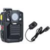 VChics Mini fotocamera per il corpo, HD 1290P Polizia 33MP Sicurezza Esterna IR Lente a infrarossi Corpo Indossato Fotocamera Visione notturna Rilevazione di movimento Personale portatile per le forze dell'o