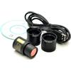 Generic Accessori per telescopi astronomici Accessorio for microscopio Fotocamera oculare elettronica 2 milioni di pixel Interfaccia USB .0 23, mm 30,5