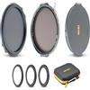 NiSi JetMag Pro 95MAG True Color - Kit di filtri magnetici VND 1-5 Stops | Incl. filtro magnetico 1-5 diaframma, filtro ND variabile, 82 mm, 86 mm, 95 mm, anelli adattatori