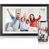 Dpofirs Cornice per Lucernario con Memoria Integrata 32G WiFi da 2,4 GHz, Cornice per Foto Elettronica 1080 1920 Schermo IPS, Cornici per Foto Digitali Didascalia Personalizzata (Spina