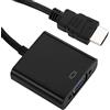 BEMATIK.COM BeMatik - HDMI di tipo VGA 25 centimetri cavo convertitore