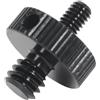 BGNing Adattatore a vite per fotocamera filettatura da 1/4 a 3/8 M4 M8 conversione maschio vite rinforzata per Insta360 compatibile con GoPro moto Bike Mount (alluminio M4)