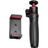 Uqezagpa Treppiede portatile da tavolo per fotocamere DSLR Caratteristica Design retrattile in lega di alluminio rotazione a 360 gradi Treppiede allungabile Vlog