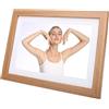 Bewinner Cornice Digitale WiFi da 13,3 Pollici, Display per Foto Intelligente Touchscreen HD Cornice Elettronica con Sensore di gravità di Archiviazione da 32 GB con Condivisione (Spina europea)