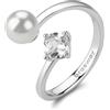 Brosway Anello Donna in Argento e Infinite White/perle | Collezione Fancy - FIW147B