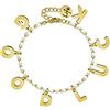 KIDULT - Bracciale in acciaio 316L e Pvd Gold | Symbols