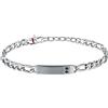 Sector No Limits Bracciale Uomo in Acciaio, Smalto, Cristalli, Collezione Basic - SZS104