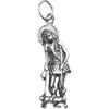 Generic Medaglia San Lazaro 3,5 cm argento sterling 925, Argento