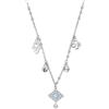 Brosway Collana Donna, Collana in Acciaio e Cristalli con Simbolo Occhio | Collezione Chakra - BHKN097