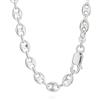 NKlaus - Catenina a chicchi di caffè in argento 925, larghezza 5,6 mm