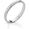 Donipreziosi Fedina Personalizzabile in Argento 925 con Incisione Nome e Data - AnelloFidanzamento per Lui o per Lei - Regalo San Valentino, Anniversario - Fedina Personalizzata Uomo Donna
