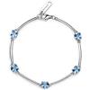 Brosway Bracciale Donna, Bracciale Rigido in Argento e Cloud Light Blue | Collezione Fancy - FCL05