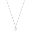 TOUS - Collana da donna in argento sterling con ciondolo a forma di luna, 12 mm, lunghezza 45 cm, delicata ed elegante, collezione Nocturne