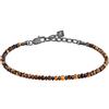 Morellato Bracciale Uomo in Acciaio e Pietre naturali, Collezione Pietre - S1731