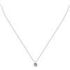 Morellato Collana da donna in argento 925 riciclato, pietra colorata, collezione TESORI ETERNI, idea regalo donna, argento 925, Topazio