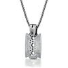gioiellitaly Collana uomo Argento 925 con pendente Lametta argento 925 da uomo gioielli uomo Made in Italy