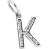 LES FOLIES DI PAOLA GRIECO Charm Lettera K Iniziale Nome Ciondolo Pendente in argento 925 - Les Folies per Pandora