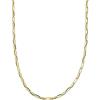 SINGULARU - Collana Chic 55. Acciaio con placcatura in oro 18 kt. Gioielli da donna.