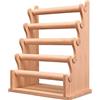 Generic Organizzatore di Gioielli in Legno per Gioielli in Legno con Supporto per Braccialetti Moderni per La Casa, 5 Strati