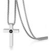 kaululu Collana con Proiezione Foto Personalizzata Ciondolo con Foto all'interno di Memoriale Regalo per Donna Uomo Papà Mamma