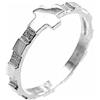 Sebaoth - anello rosario in argento sterling 925 e Argento, 19, cod. A-Rosario