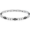 Morellato Motown bracciale Uomo in Acciaio inossidabile, ip nero - SALS78