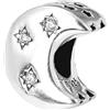 LES FOLIES DI PAOLA GRIECO Charm Luna Stelle in argento 925 - Les Folies per Pandora